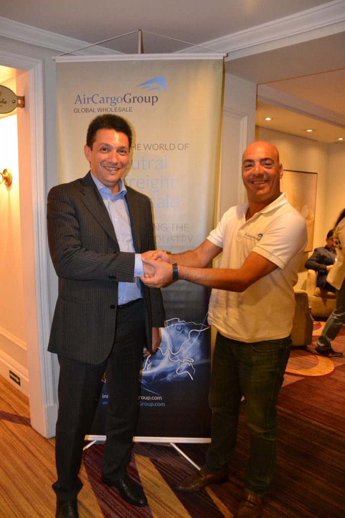 Мирослав Золотарев, руководитель ACEX Alliance и Кристос Спироу, исполнительный директор Air Cargo Group 